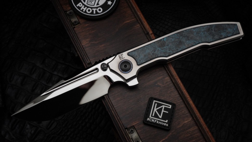 CKF/Rassenti Snafu-4 M MIRROR (M398, Ti, Blue CF)