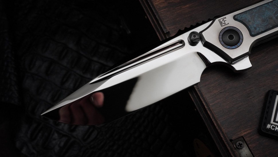 CKF/Rassenti Snafu-4 M MIRROR (M398, Ti, Blue CF)