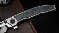 CKF/Rassenti Snafu-4 M MIRROR (M398, Ti, Blue CF)