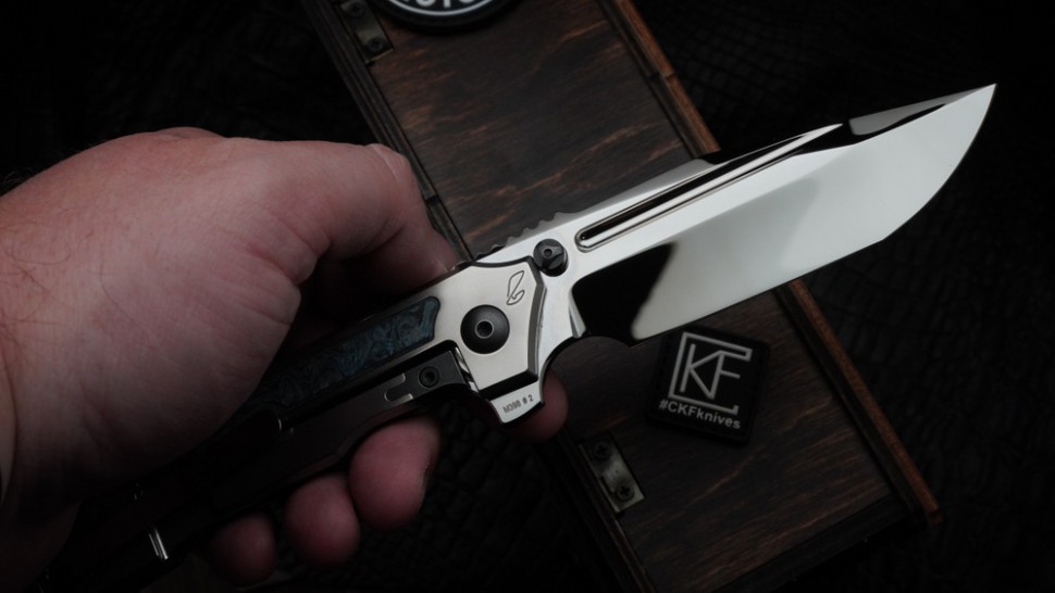 CKF/Rassenti Snafu-4 M MIRROR (M398, Ti, Blue CF)