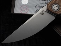 Shirogorov Ursus Q95 - Light Brown Micarta Handle - Elmax Blade - MRBS