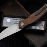 Shirogorov Ursus Q95 - Light Brown Micarta Handle - Elmax Blade - MRBS