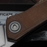 Shirogorov Ursus Q95 - Light Brown Micarta Handle - Elmax Blade - MRBS