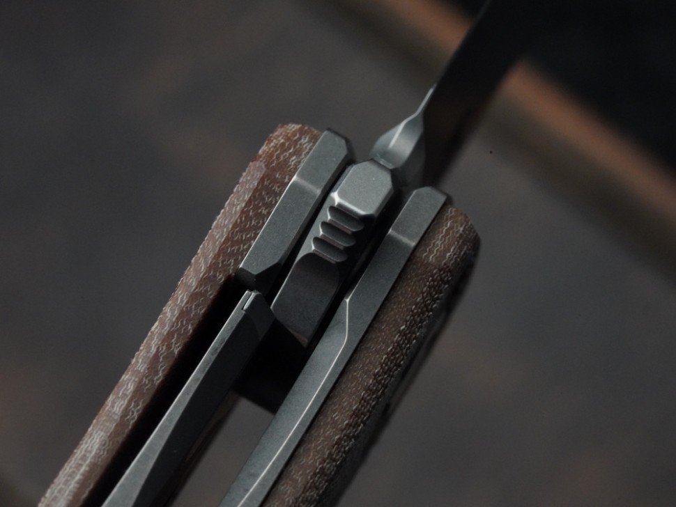 Shirogorov Ursus Q95 - Light Brown Micarta Handle - Elmax Blade - MRBS