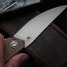 Shirogorov Ursus Q95 - Light Brown Micarta Handle - Elmax Blade - MRBS