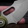 Microtech Borka Stitch Auto w/ OD Green Handles & Apocalyptic M390 169-10APOD