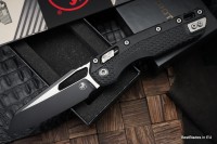 Microtech Knives MSI RAM LOK Black Polymer &amp; Black M390MK 210T-1PMBK