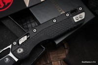 Microtech Knives MSI RAM LOK Black Polymer &amp; Black M390MK 210T-1PMBK