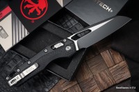 Microtech Knives MSI RAM LOK Black Polymer &amp; Black M390MK 210T-1PMBK