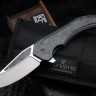 CKF/Wullumsen Gozer (M398 62,5HRC, blue CF, Ti)