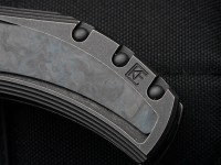 CKF/Wullumsen Gozer (M398 62,5HRC, blue CF, Ti)