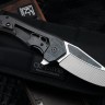 CKF/Wullumsen Gozer (M398 62,5HRC, blue CF, Ti)