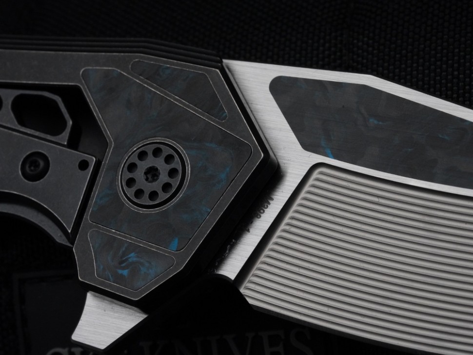 CKF/Wullumsen Gozer (M398 62,5HRC, blue CF, Ti)