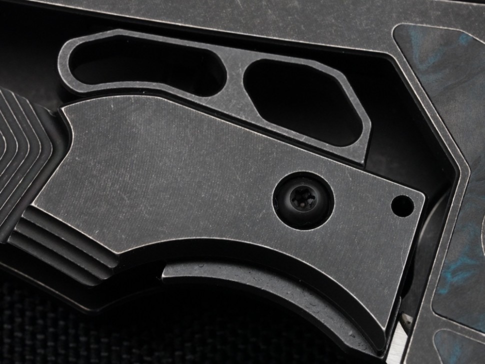 CKF/Wullumsen Gozer (M398 62,5HRC, blue CF, Ti)
