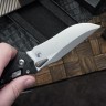 Microtech Amphibian RAM LOK Black Fluted G-10 & Stonewash M390MK 137RL-10FLGTBK