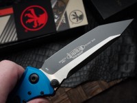 Microtech Socom Elite Tanto Edge Manual Blue Standard 161-1BL