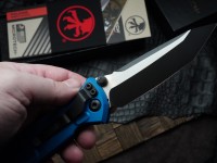 Microtech Socom Elite Tanto Edge Manual Blue Standard 161-1BL