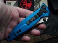 Microtech Socom Elite Tanto Edge Manual Blue Standard 161-1BL