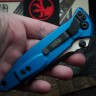 Microtech Socom Elite Tanto Edge Manual Blue Standard 161-1BL
