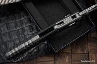 Microtech Knives MSI RAM LOK Black Polymer Injection Molded &amp; Apocalyptic Partial Serrated M390MK 210T-11APPMBK