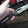 Microtech Knives MSI RAM LOK Black Polymer Injection Molded & Apocalyptic Partial Serrated M390MK 210T-11APPMBK