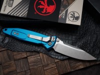 Microtech Socom Elite S/E Manual Blue Stonewash Standard 160-10BL