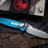 Microtech Socom Elite S/E Manual Blue Stonewash Standard 160-10BL
