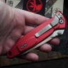 Microtech Socom Elite T/E Manual Red Stonewash Standard 161-10RD