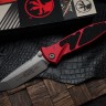 Microtech Socom Elite T/E Manual Red Stonewash Standard 161-10RD
