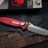 Microtech Socom Elite T/E Manual Red Stonewash Standard 161-10RD