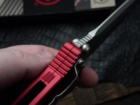 Microtech Socom Elite T/E Manual Red Stonewash Standard 161-10RD