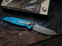 Microtech Socom Elite T/E Manual Blue Apocalyptic Standard 161-10APBL