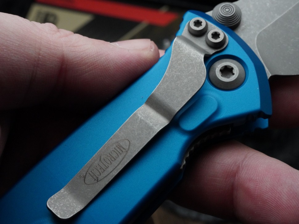 Microtech Socom Elite T/E Manual Blue Apocalyptic Standard 161-10APBL