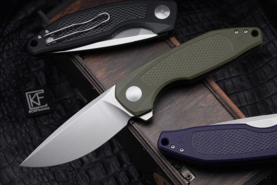 CKF Echo Trol GREEN (S35VN, G10, Malyshev design)