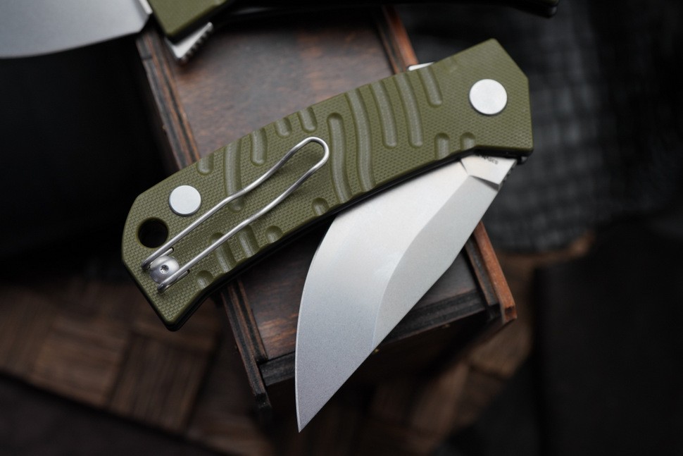 CKF Echo Um GREEN (S35VN, G10, Konygin Design)