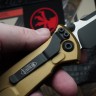 Microtech Socom Elite Single Edge Manual Tan Standard 160-1TA