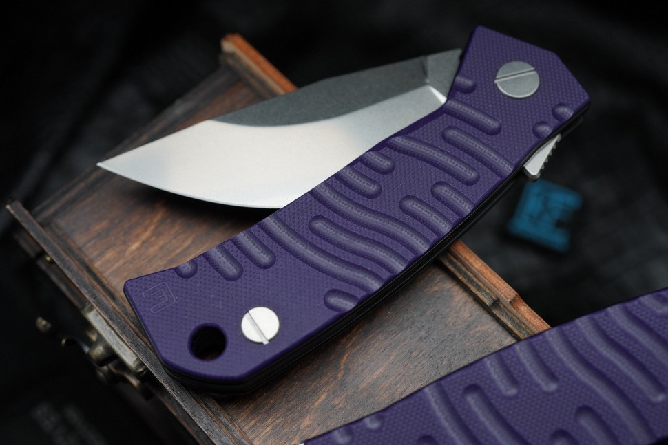 CKF Echo Um VIOLET (S35VN, G10, Konygin Design)