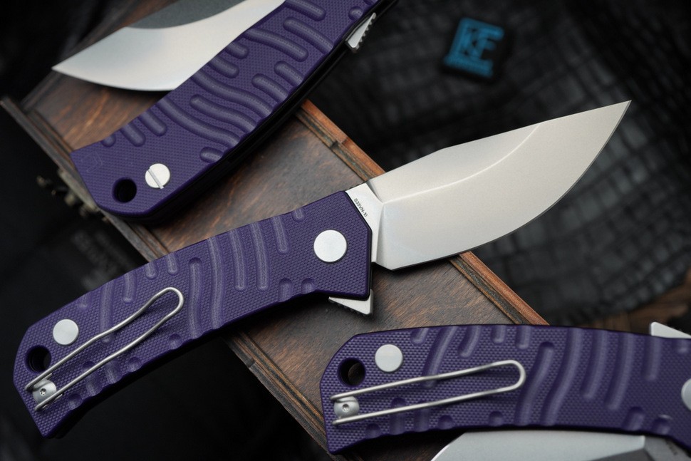 CKF Echo Um VIOLET (S35VN, G10, Konygin Design)