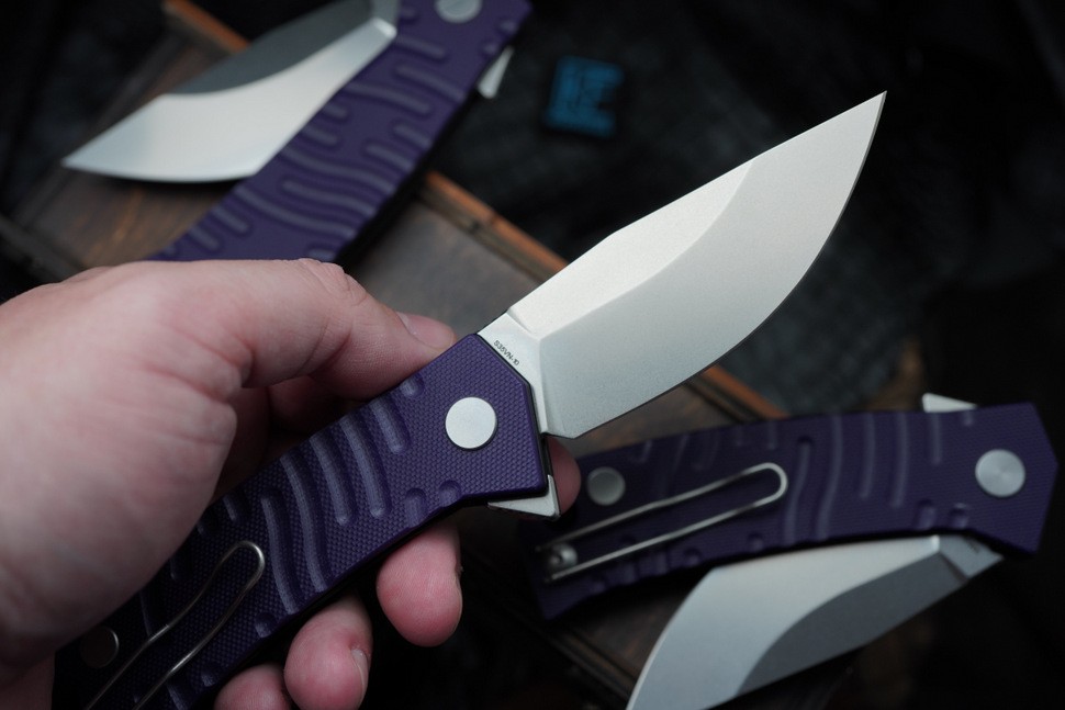 CKF Echo Um VIOLET (S35VN, G10, Konygin Design)