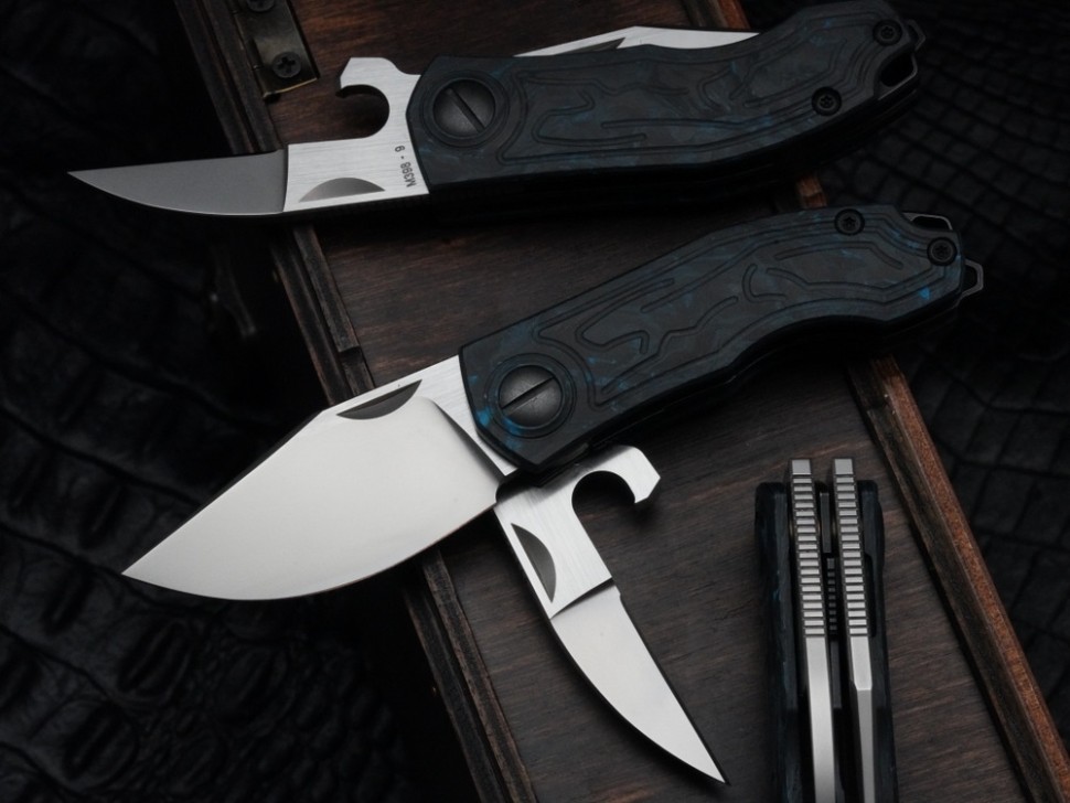 CKF Keysha keychain (50mm m398 blade + M398 beer opener)