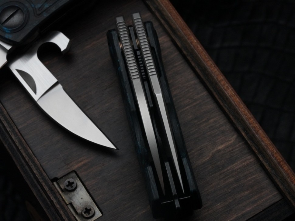 CKF Keysha keychain (50mm m398 blade + M398 beer opener)