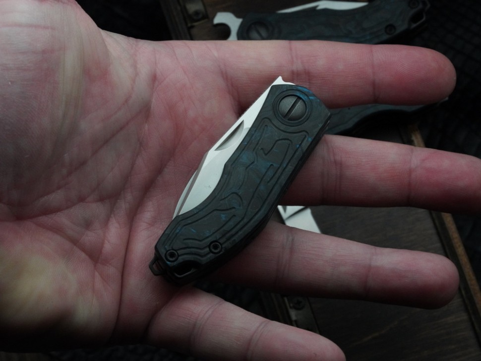 CKF Keysha keychain (50mm m398 blade + M398 beer opener)