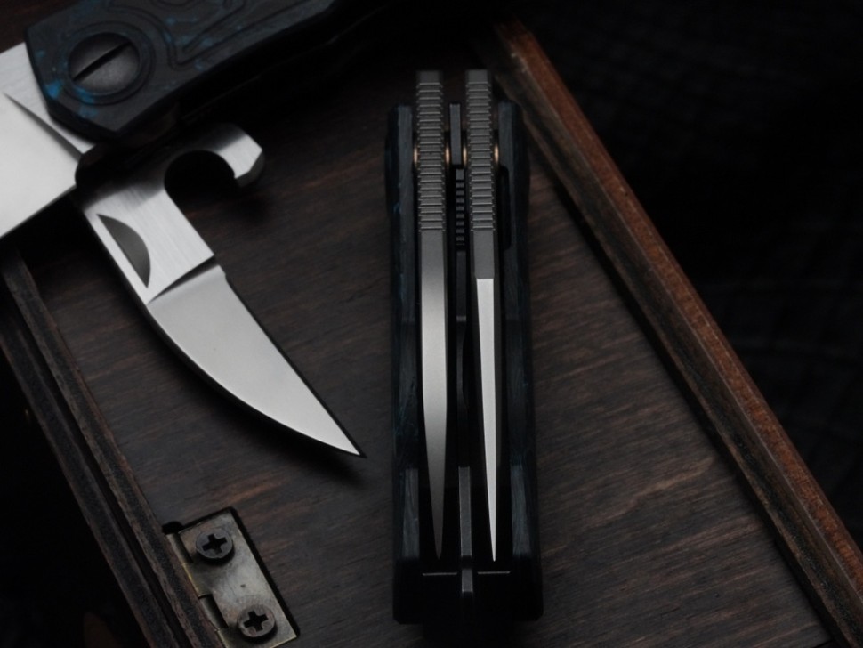 CKF Keysha keychain (50mm m398 blade + M398 beer opener)
