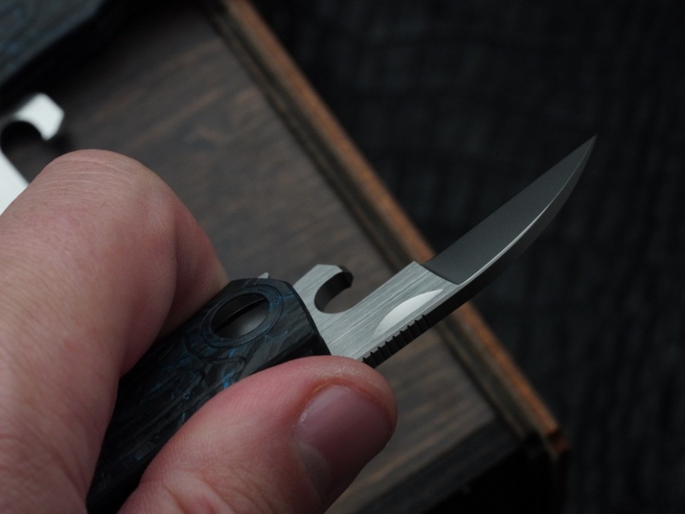 CKF Keysha keychain (50mm m398 blade + M398 beer opener)