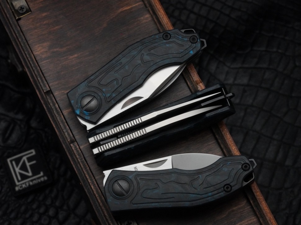CKF Keysha keychain (50mm m398 blade + M398 beer opener)