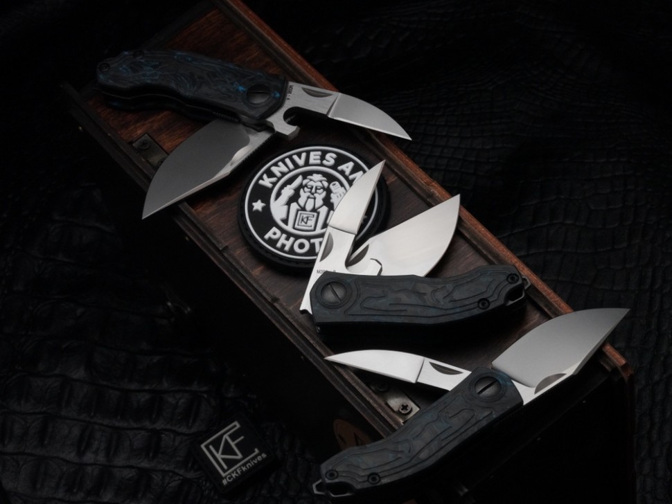 CKF Keysha keychain (50mm m398 blade + M398 beer opener)