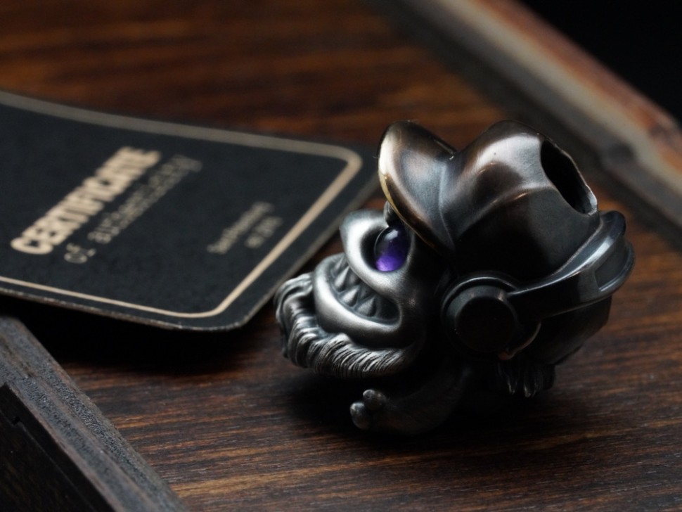 Beard and Bones lanyard bead Critter McCrite BRO