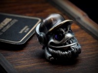 Beard and Bones lanyard bead Critter McCrite BRO