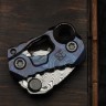 CKF/Konygin Kek FULL-DRESSED Damasteel, ZircuTi, slipjoint)
