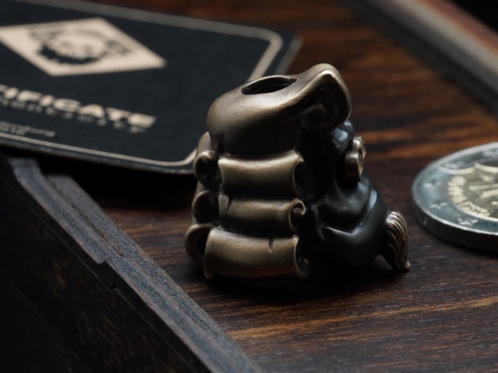 Beard and Bones lanyard bead Grand Master